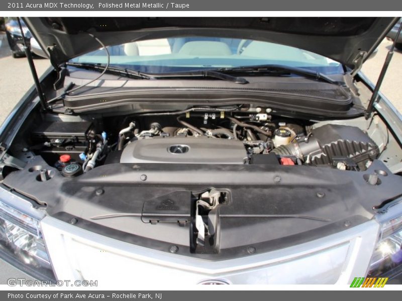 Polished Metal Metallic / Taupe 2011 Acura MDX Technology