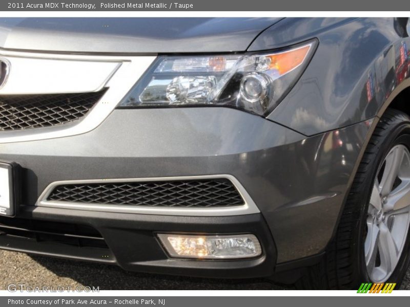 Polished Metal Metallic / Taupe 2011 Acura MDX Technology