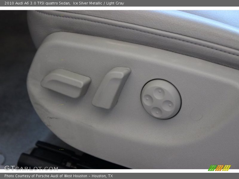 Ice Silver Metallic / Light Gray 2010 Audi A6 3.0 TFSI quattro Sedan