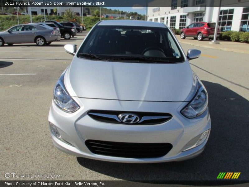 Ironman Silver / Black 2013 Hyundai Accent SE 5 Door