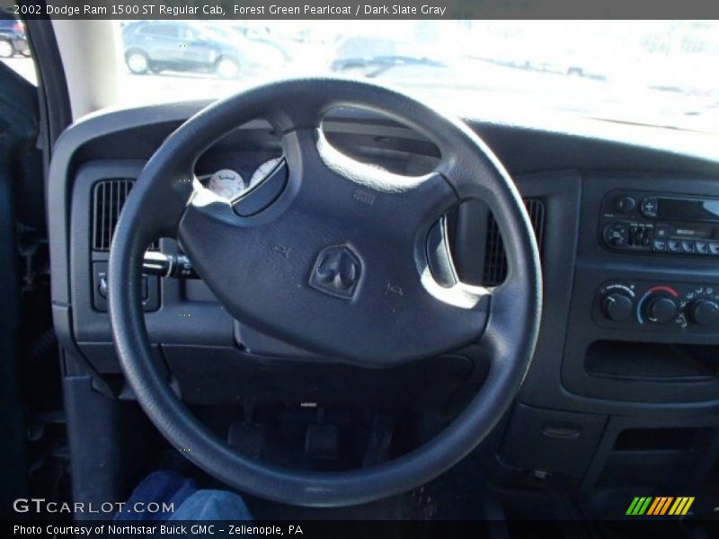 Forest Green Pearlcoat / Dark Slate Gray 2002 Dodge Ram 1500 ST Regular Cab