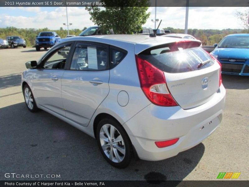 Ironman Silver / Black 2013 Hyundai Accent SE 5 Door