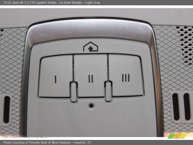 Ice Silver Metallic / Light Gray 2010 Audi A6 3.0 TFSI quattro Sedan