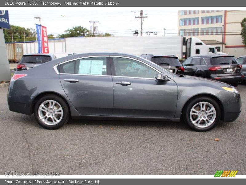 Polished Metal Metallic / Ebony 2010 Acura TL 3.5 Technology
