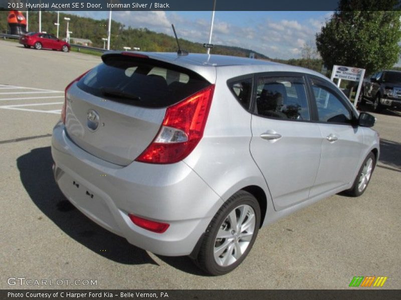 Ironman Silver / Black 2013 Hyundai Accent SE 5 Door