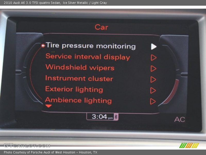 Ice Silver Metallic / Light Gray 2010 Audi A6 3.0 TFSI quattro Sedan