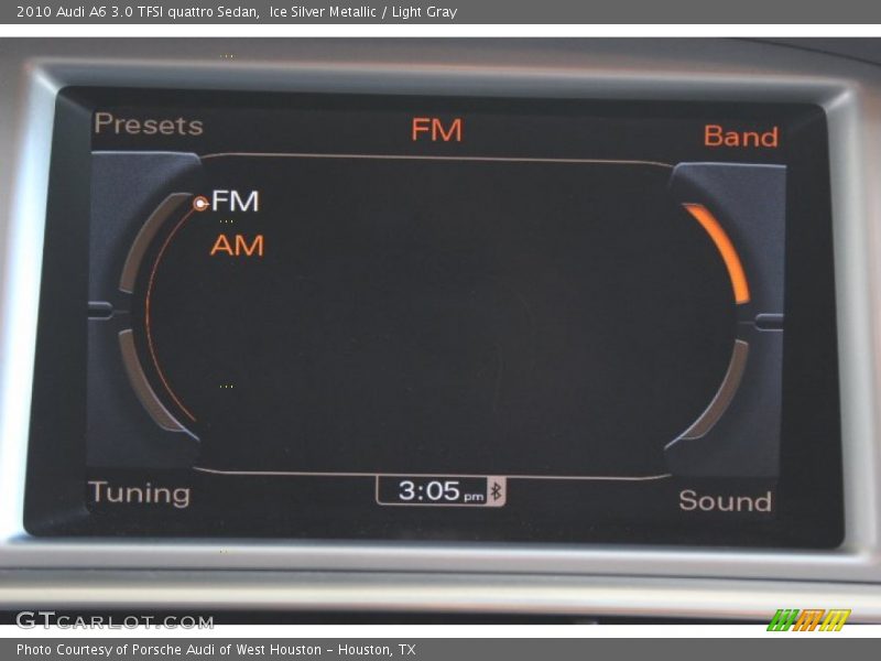Ice Silver Metallic / Light Gray 2010 Audi A6 3.0 TFSI quattro Sedan