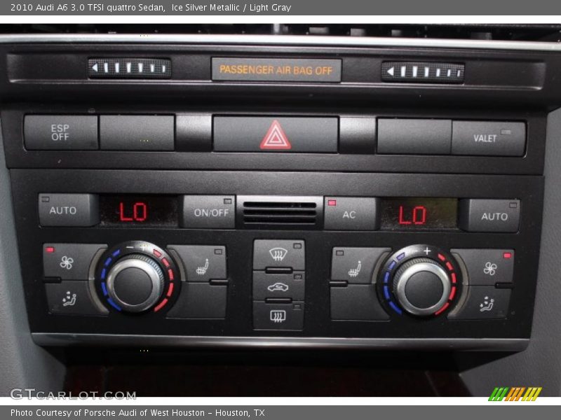 Ice Silver Metallic / Light Gray 2010 Audi A6 3.0 TFSI quattro Sedan