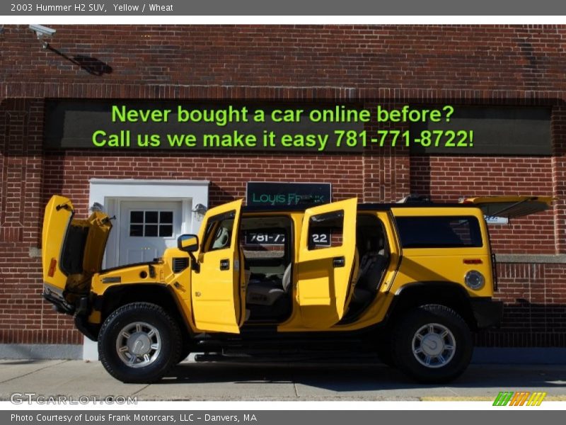 Yellow / Wheat 2003 Hummer H2 SUV