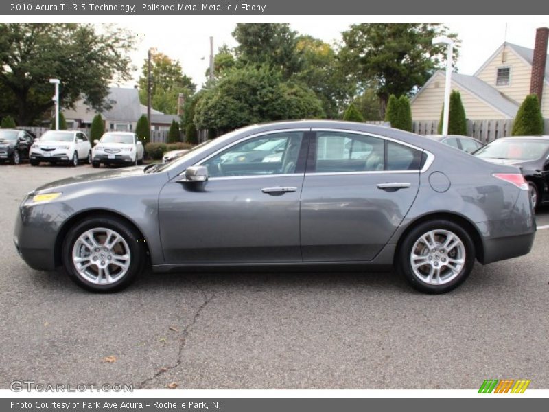 Polished Metal Metallic / Ebony 2010 Acura TL 3.5 Technology