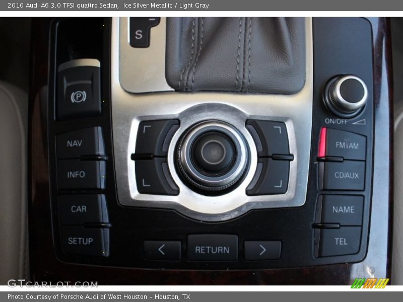 Ice Silver Metallic / Light Gray 2010 Audi A6 3.0 TFSI quattro Sedan