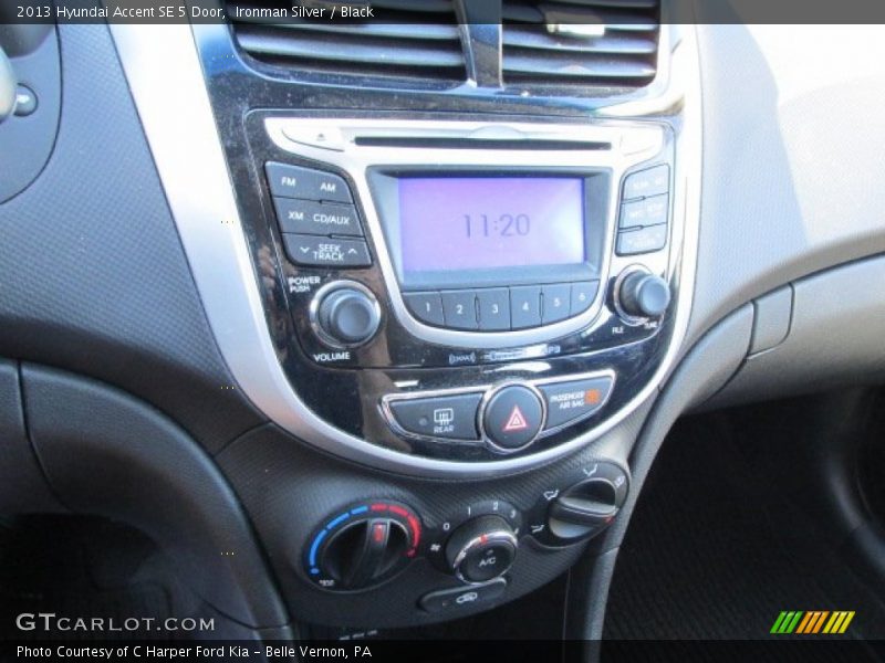 Ironman Silver / Black 2013 Hyundai Accent SE 5 Door