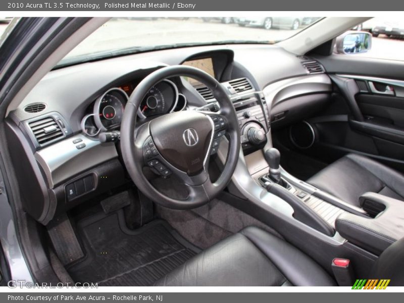 Polished Metal Metallic / Ebony 2010 Acura TL 3.5 Technology