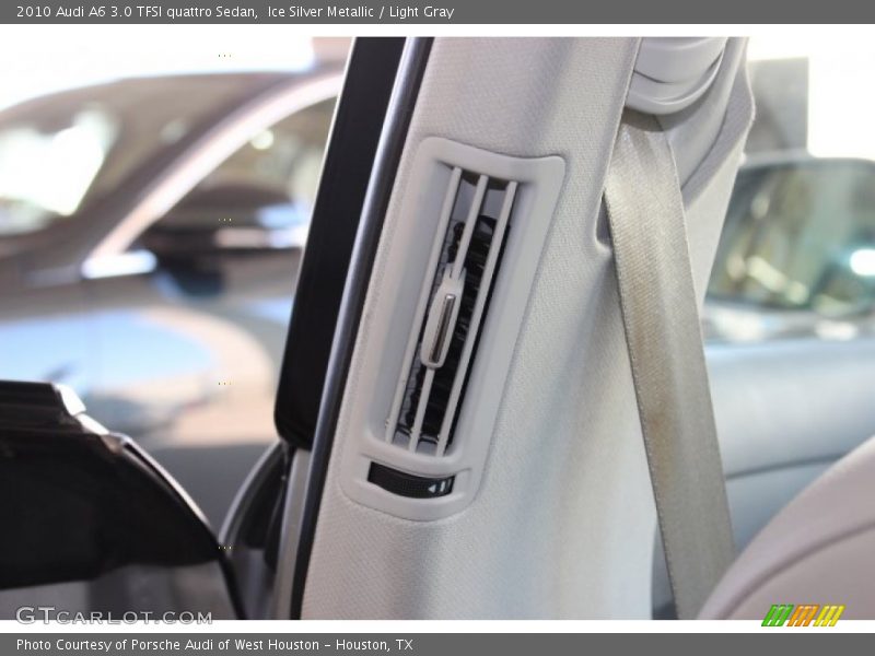 Ice Silver Metallic / Light Gray 2010 Audi A6 3.0 TFSI quattro Sedan