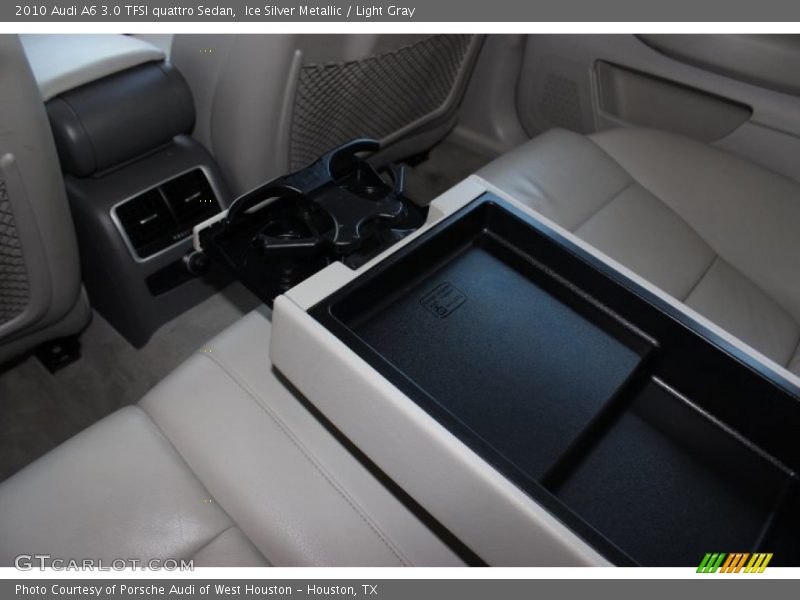 Ice Silver Metallic / Light Gray 2010 Audi A6 3.0 TFSI quattro Sedan