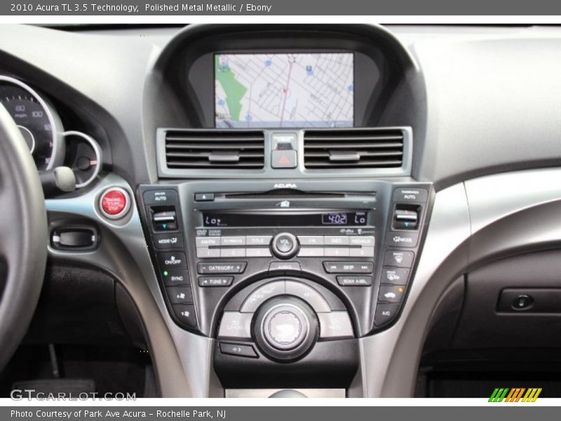 Polished Metal Metallic / Ebony 2010 Acura TL 3.5 Technology