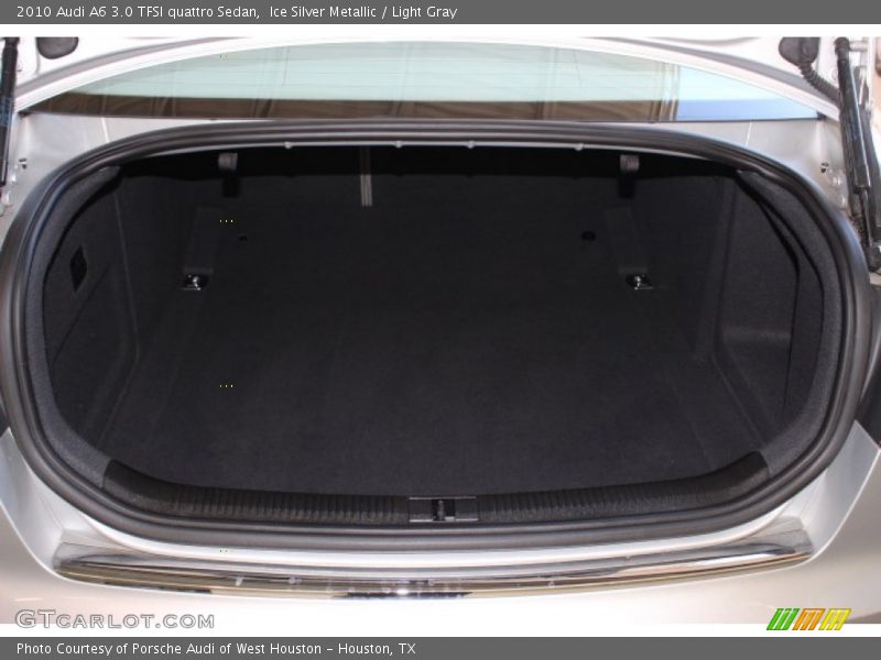 Ice Silver Metallic / Light Gray 2010 Audi A6 3.0 TFSI quattro Sedan