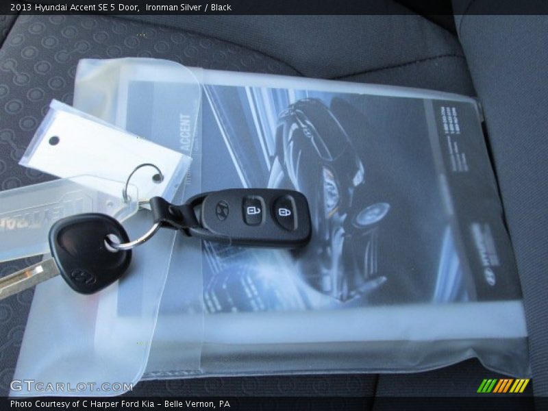 Ironman Silver / Black 2013 Hyundai Accent SE 5 Door