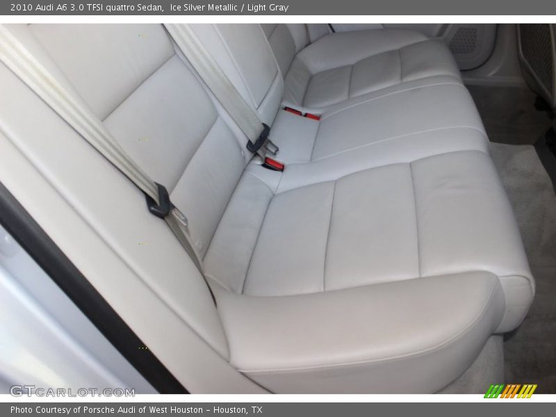 Ice Silver Metallic / Light Gray 2010 Audi A6 3.0 TFSI quattro Sedan