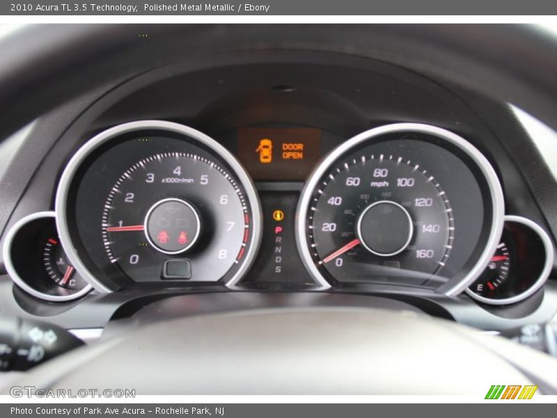 Polished Metal Metallic / Ebony 2010 Acura TL 3.5 Technology