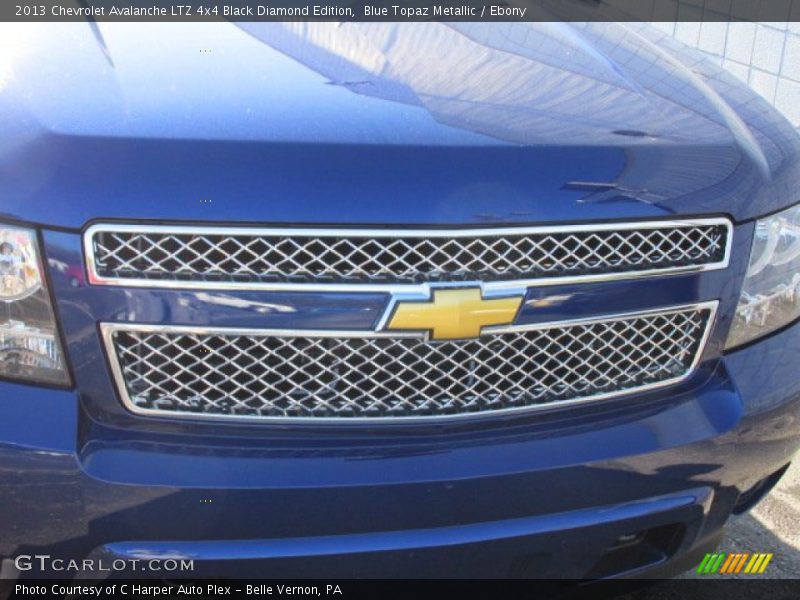 Blue Topaz Metallic / Ebony 2013 Chevrolet Avalanche LTZ 4x4 Black Diamond Edition