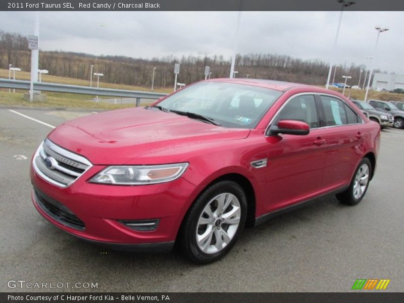 Red Candy / Charcoal Black 2011 Ford Taurus SEL
