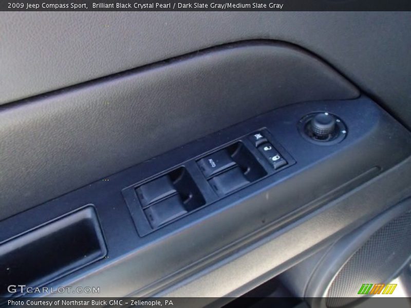 Brilliant Black Crystal Pearl / Dark Slate Gray/Medium Slate Gray 2009 Jeep Compass Sport