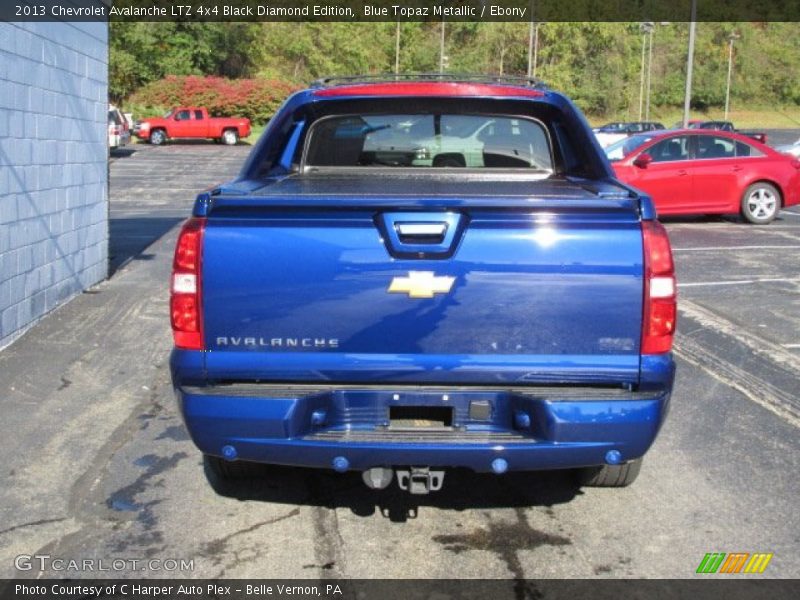 Blue Topaz Metallic / Ebony 2013 Chevrolet Avalanche LTZ 4x4 Black Diamond Edition