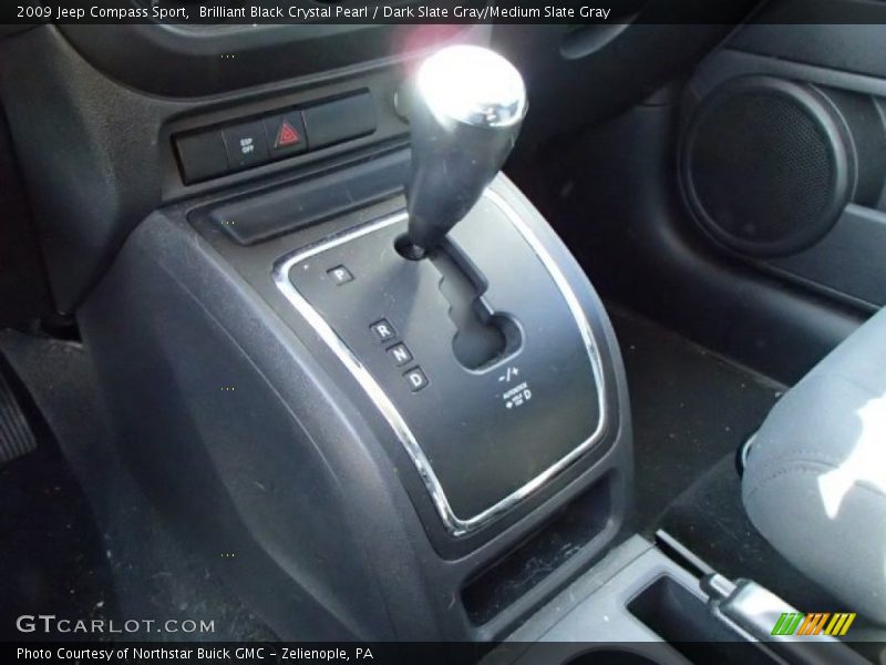 Brilliant Black Crystal Pearl / Dark Slate Gray/Medium Slate Gray 2009 Jeep Compass Sport