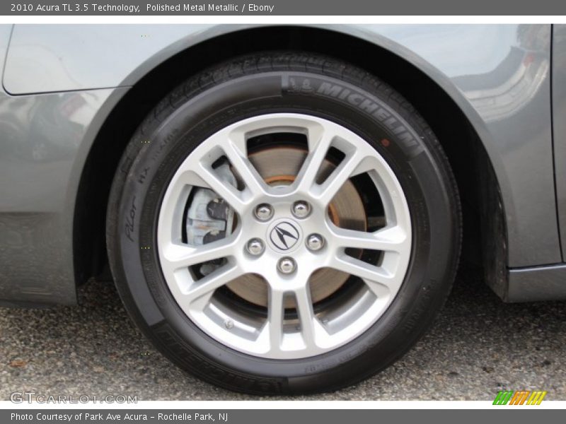 Polished Metal Metallic / Ebony 2010 Acura TL 3.5 Technology