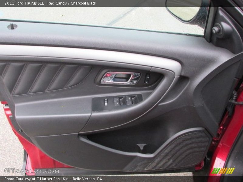Red Candy / Charcoal Black 2011 Ford Taurus SEL