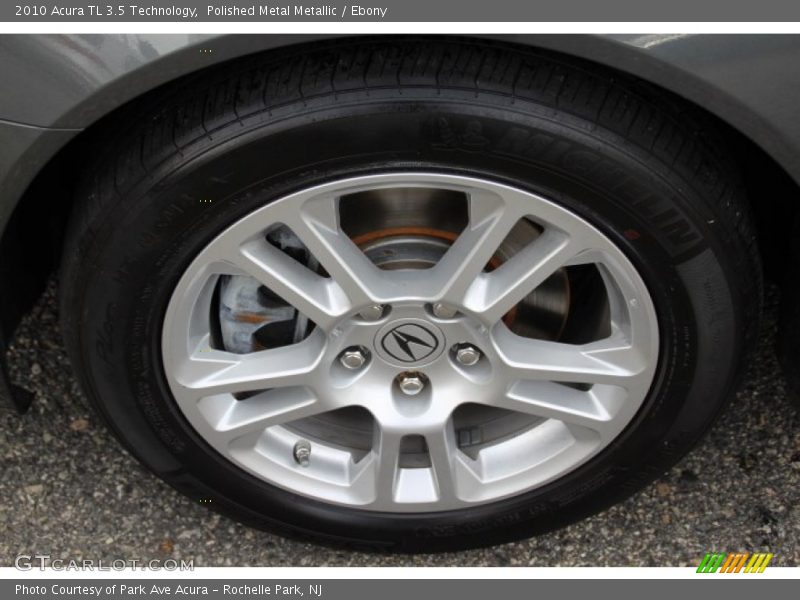 Polished Metal Metallic / Ebony 2010 Acura TL 3.5 Technology