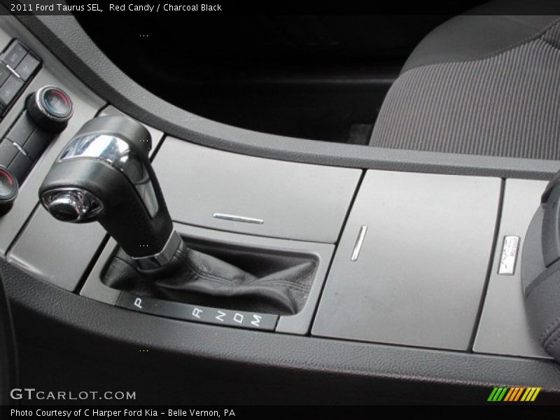 Red Candy / Charcoal Black 2011 Ford Taurus SEL