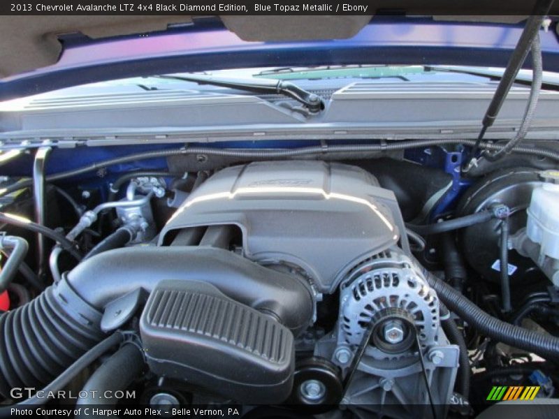 Blue Topaz Metallic / Ebony 2013 Chevrolet Avalanche LTZ 4x4 Black Diamond Edition