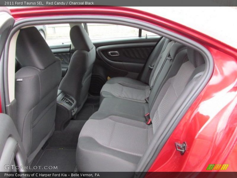 Red Candy / Charcoal Black 2011 Ford Taurus SEL