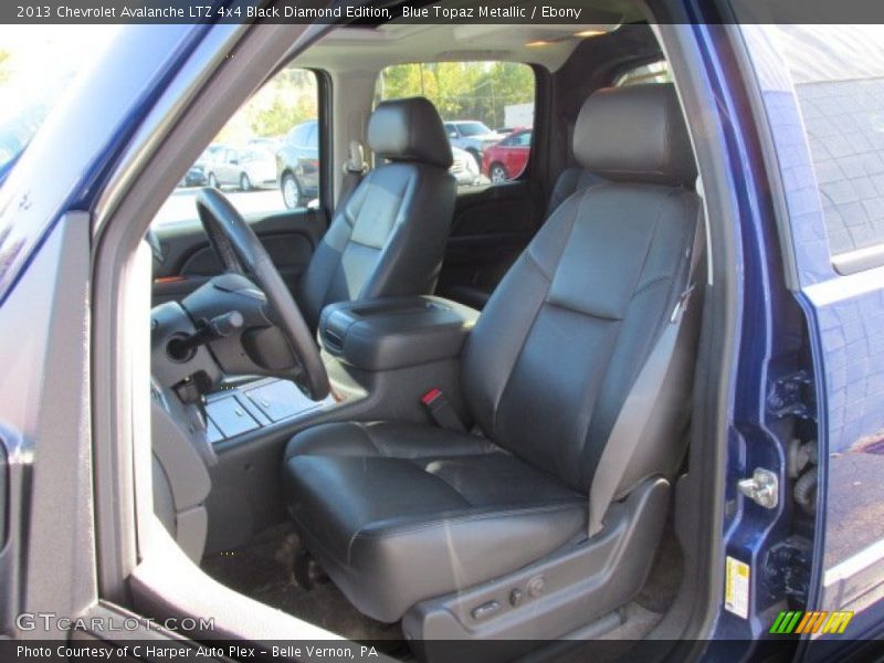Blue Topaz Metallic / Ebony 2013 Chevrolet Avalanche LTZ 4x4 Black Diamond Edition