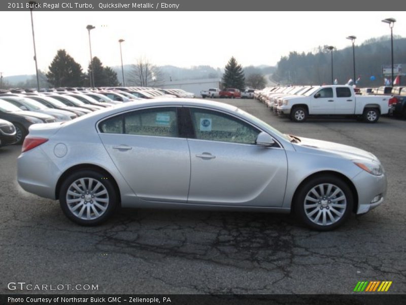 Quicksilver Metallic / Ebony 2011 Buick Regal CXL Turbo