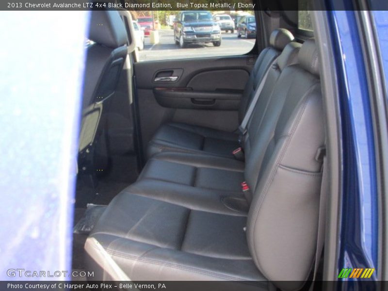Blue Topaz Metallic / Ebony 2013 Chevrolet Avalanche LTZ 4x4 Black Diamond Edition