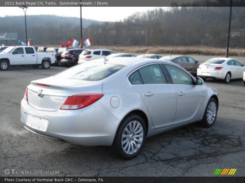 Quicksilver Metallic / Ebony 2011 Buick Regal CXL Turbo