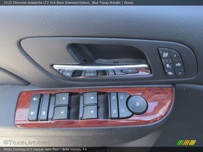 Blue Topaz Metallic / Ebony 2013 Chevrolet Avalanche LTZ 4x4 Black Diamond Edition