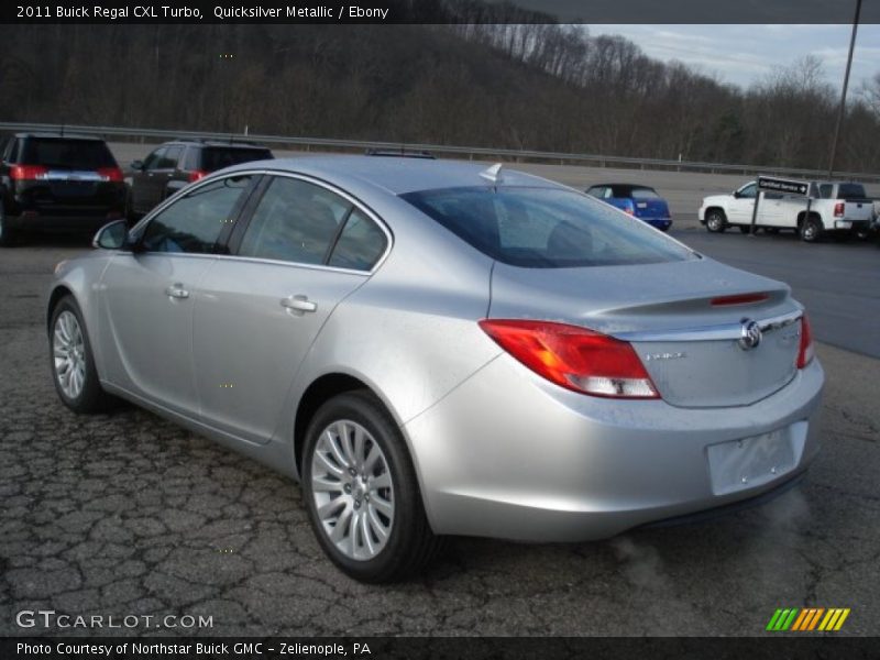 Quicksilver Metallic / Ebony 2011 Buick Regal CXL Turbo