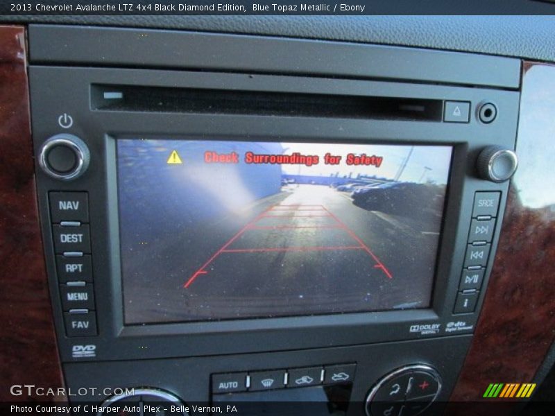 Blue Topaz Metallic / Ebony 2013 Chevrolet Avalanche LTZ 4x4 Black Diamond Edition