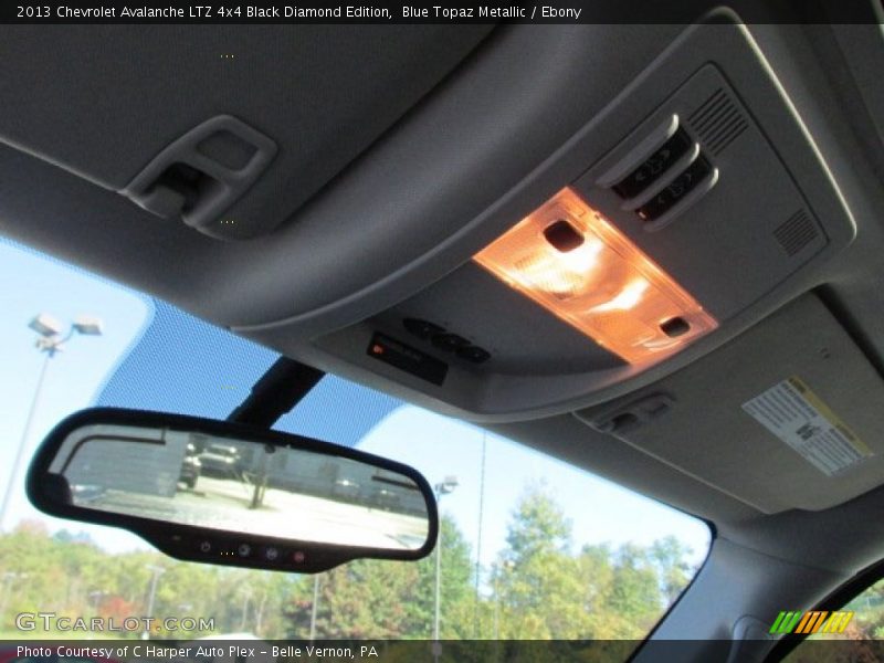 Blue Topaz Metallic / Ebony 2013 Chevrolet Avalanche LTZ 4x4 Black Diamond Edition