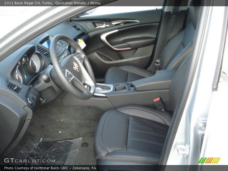 Quicksilver Metallic / Ebony 2011 Buick Regal CXL Turbo