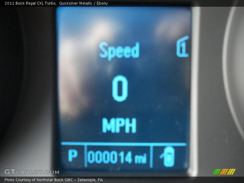 Quicksilver Metallic / Ebony 2011 Buick Regal CXL Turbo
