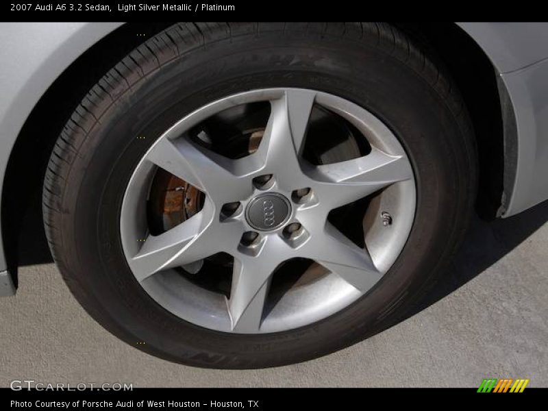Light Silver Metallic / Platinum 2007 Audi A6 3.2 Sedan