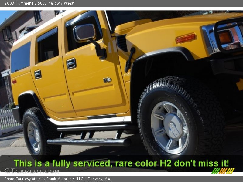 Yellow / Wheat 2003 Hummer H2 SUV