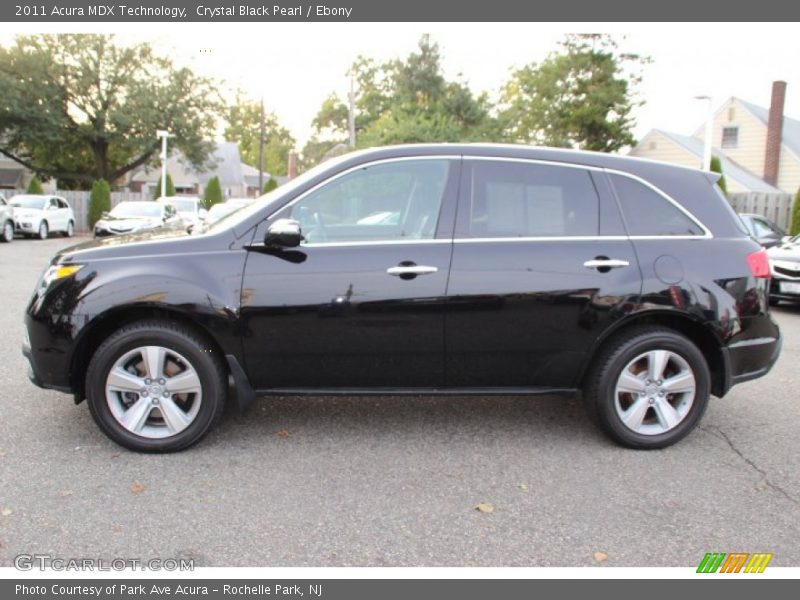 Crystal Black Pearl / Ebony 2011 Acura MDX Technology