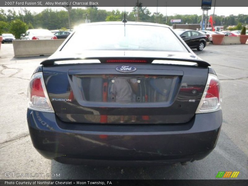 Alloy Metallic / Charcoal Black 2007 Ford Fusion SE