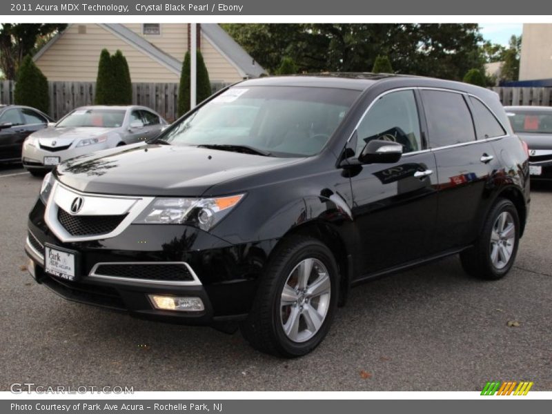 Crystal Black Pearl / Ebony 2011 Acura MDX Technology